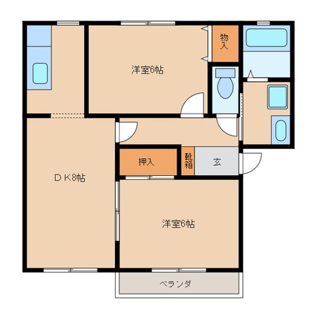 クラリティ雅Ⅱの物件間取画像